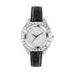 KANGOL Quartz Movement Genuine Leather Strap Watch Women"s Watch White Dial