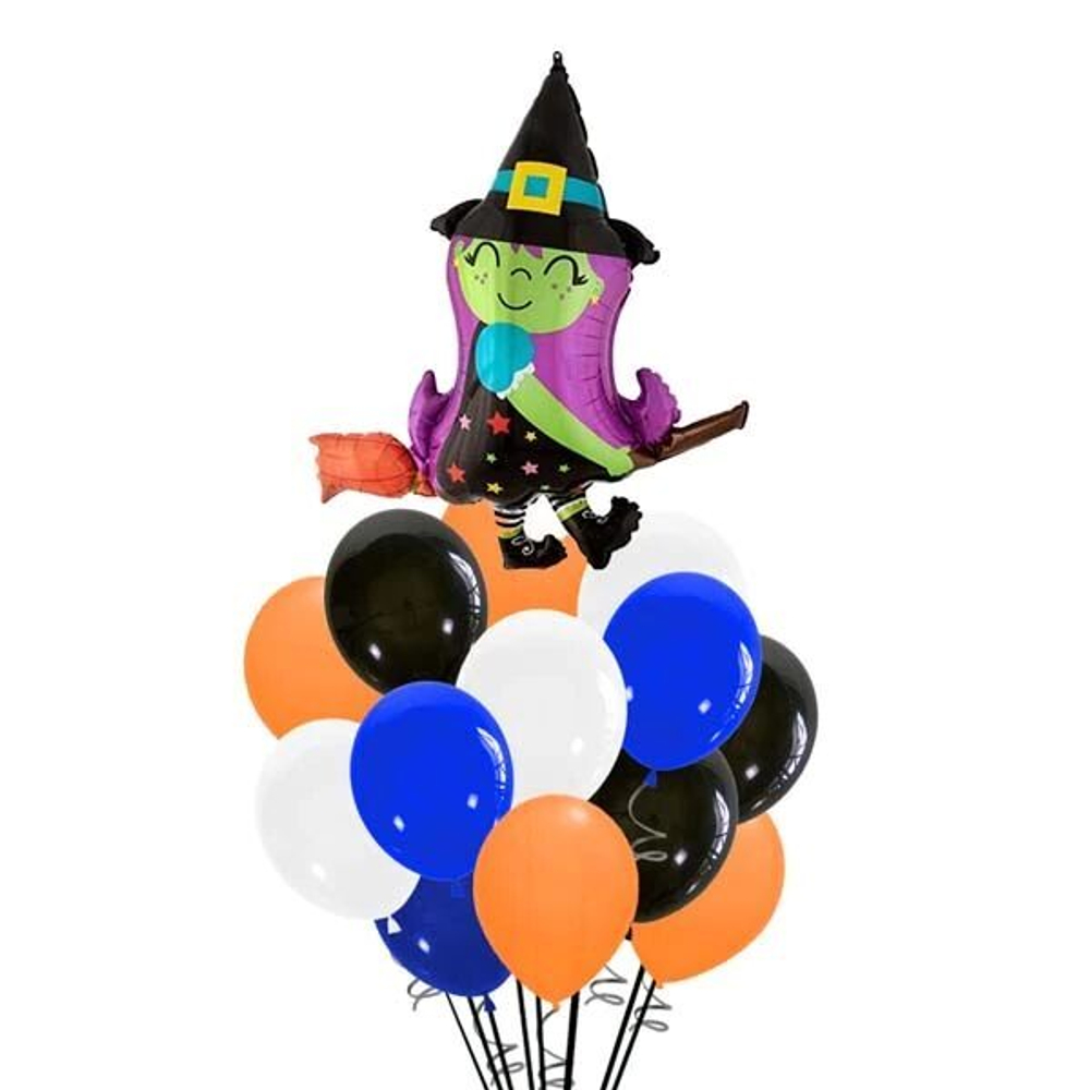 Воздушные шары Веселая ведьмочка 2
