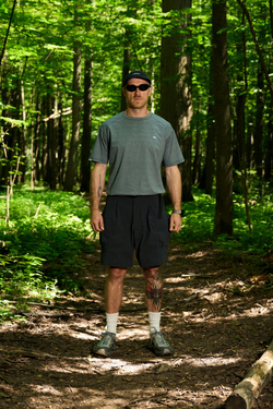 Футболка Blue Monte Short-Sleeved Breathable Sports T-Shirt "Blue-Gray"