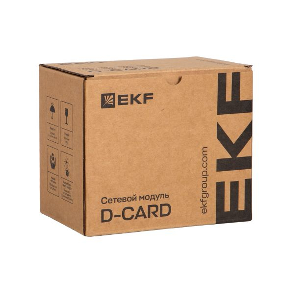 Модуль сетевой удалённого расширения ввода и вывода EtherNET IP GR200-EIP D-CARD EKF