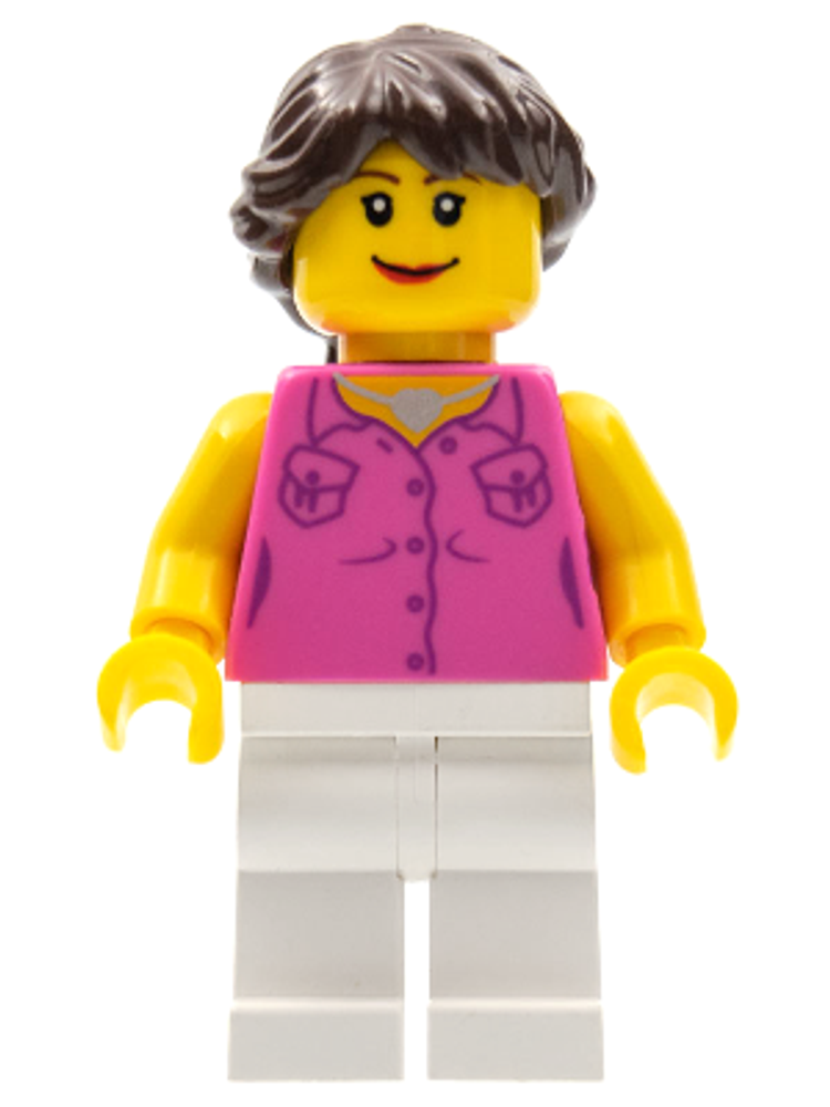 Минифигурка LEGO Cty0181 Темно-розовый жилет