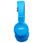 Наушник Nia-1682 с miсroSD player синий