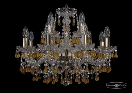Подвесная люстра Bohemia Ivele 1410/8+4/195/Pa/V1003