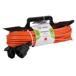 Удлинитель силовой ЭРА UFx-1e-3x1.5-30m на рамке c заземлением 1 розетка 30м ПВС 3x1.5мм2 | Силовые удлинители