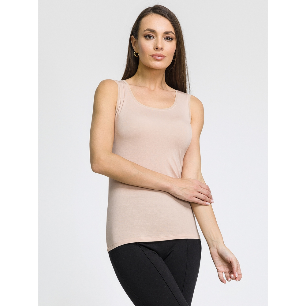 Женская майка бежевая OROBLU Perfect Line VOBT01648