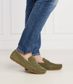 Кожаные мокасины Tommy Hilfiger - хаки(FM0FM04998)