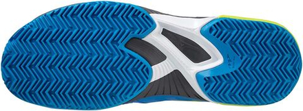 Мужские кроссовки теннисные Mizuno Wave Exceed Tour 5 CC - peace blue/acid lime/iron gate