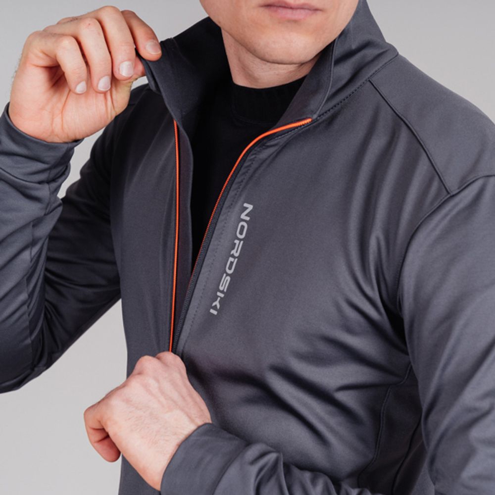 Мужская флисовая толстовка Nordski Layer серый