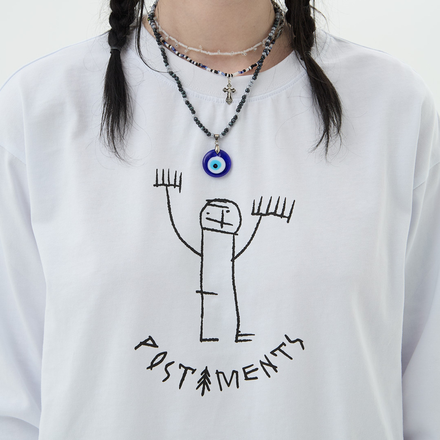 Лонгслив Postaments Beresta (white) артикул: - купить в магазине Дайс