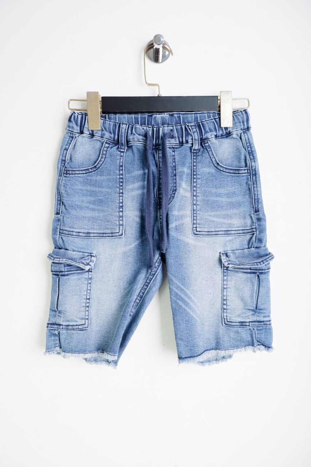 Шорты джинсовые, маркировка 134, визуально на 9 лет