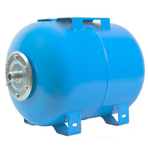 Бак расширительный мембранный для водоснабжения 80 л горизонтальный синий Eterna