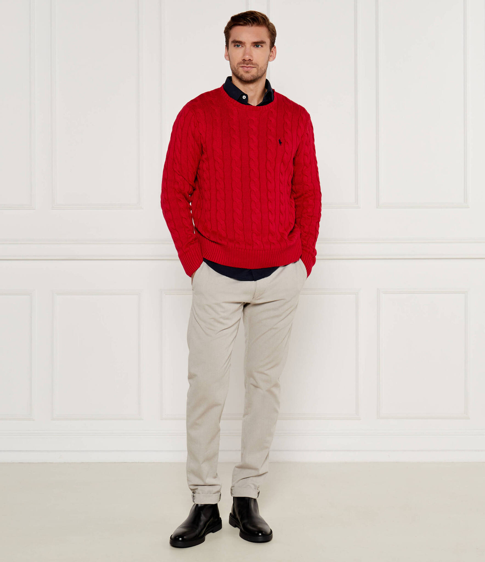 Свитер POLO RALPH LAUREN - красный(710775885)