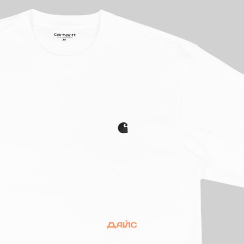 Футболка мужская Carhartt WIP Madison артикул:I033000_white - купить в магазине Дайс