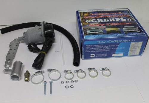 Подогреватель предпуск. /2190 Гранта/ 8 кл. дв. с алюм. тройником  Сибирь  (1,5 кВт) (СИБИРЬ)