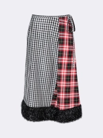 Юбка-трапеция с пушистым подолом OLA OLA