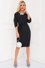 ПЛАТЬЕ ВЕРНОЛЕ (ДАРК БЛУ) Bellovera (Акция)