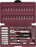 UTS0057 Набор инструмента 1/4"DR, 57 предметов