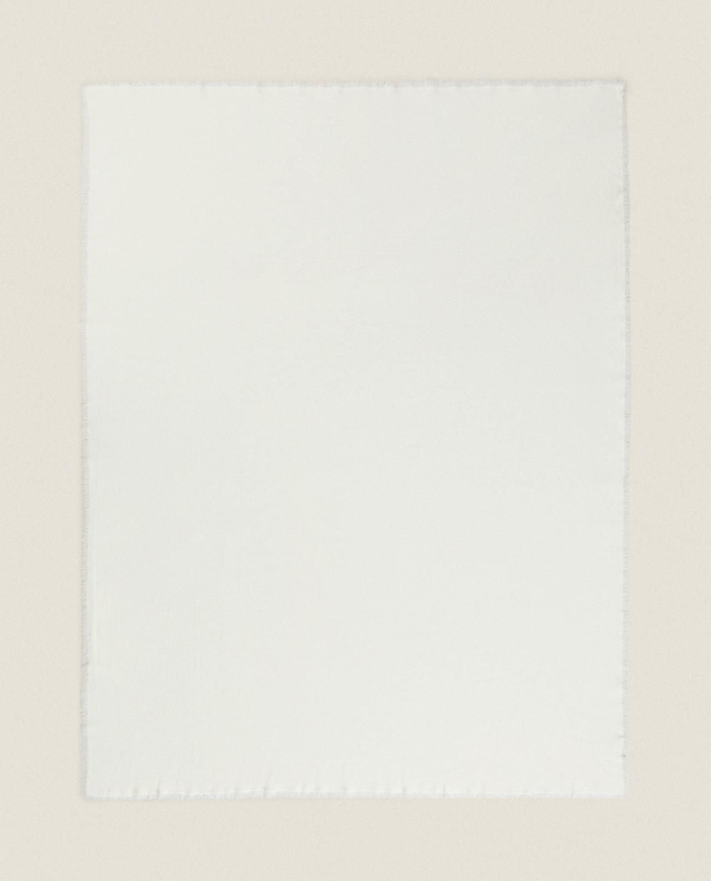 Zara Home - Универсальный плед из льна и хлопка, , 230x250 см