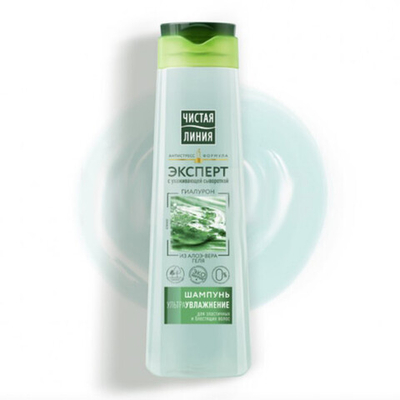 Шампунь для волос ЧИСТАЯ ЛИНИЯ УльтраУвлажнение 400 мл