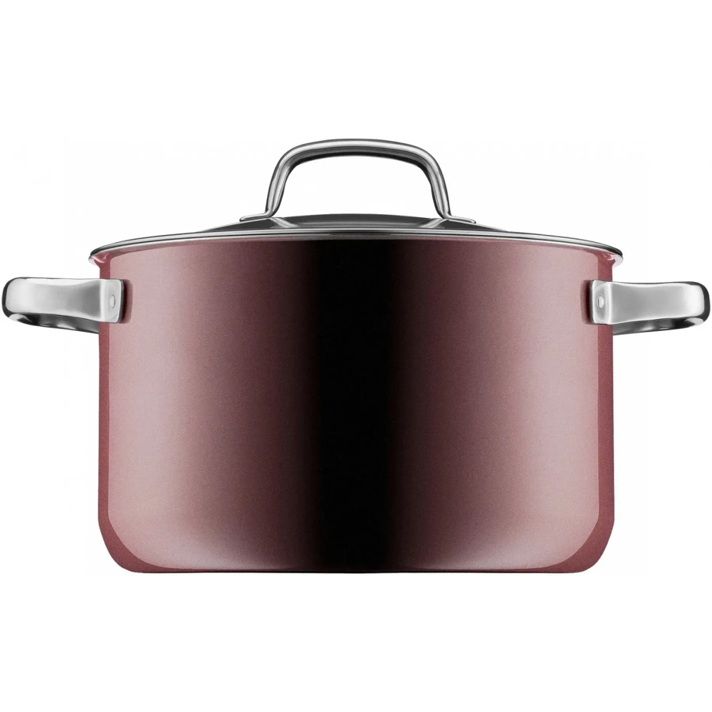 WMF Кастрюля Fusiontec Mineral 24 см 6,7 л розовый кварц