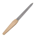 Пилка для ногтей металлическая на блистере «Ultramarine», цвет ручки золото, цвет пилки серебро,15,5см