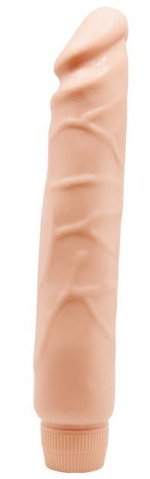 Вибратор-реалистик Baile Barbara, 25,5 см, плавная вибрация