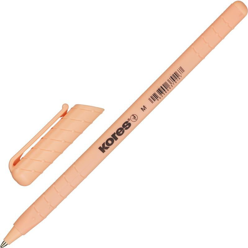 Ручка шариковая Kores "Pastel K0R-M" синяя, 0,7мм., масляная