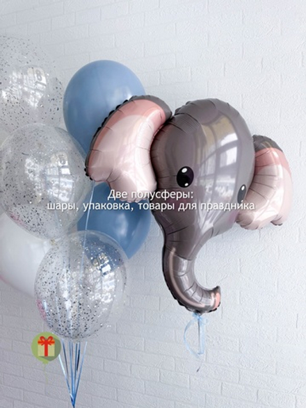 Фонтан + слоник