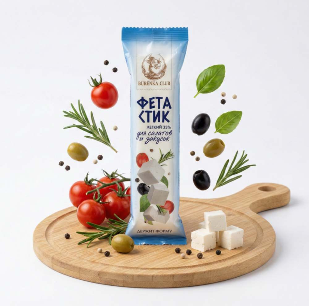 Сыр Burenka Club Фета легкий 35% 125г