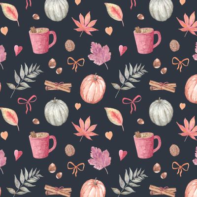 Осенние краски (темный фон)