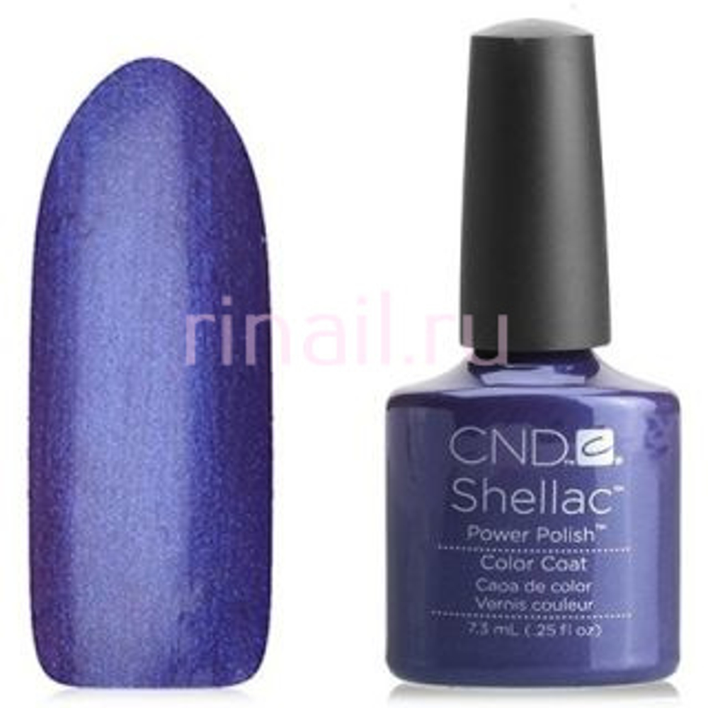CND Шеллак 7,3 мл,Purple  пурпурный с фиолетовым микро блеском.