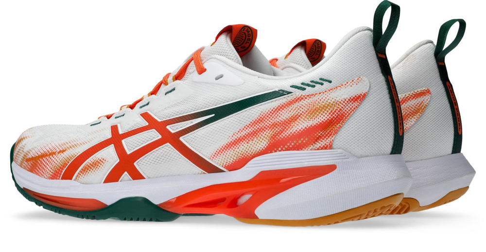 Мужские кроссовки для Падел Asics Sonicsmash FF - white/energy orange