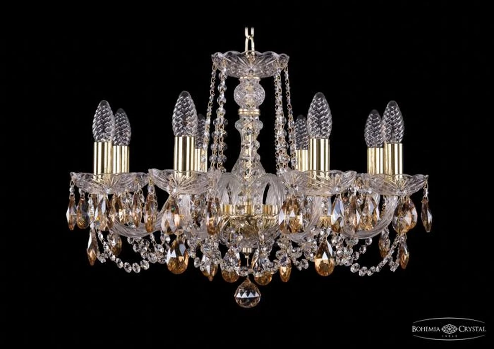 Подвесная люстра Bohemia Ivele 1402/8/195/G/K721