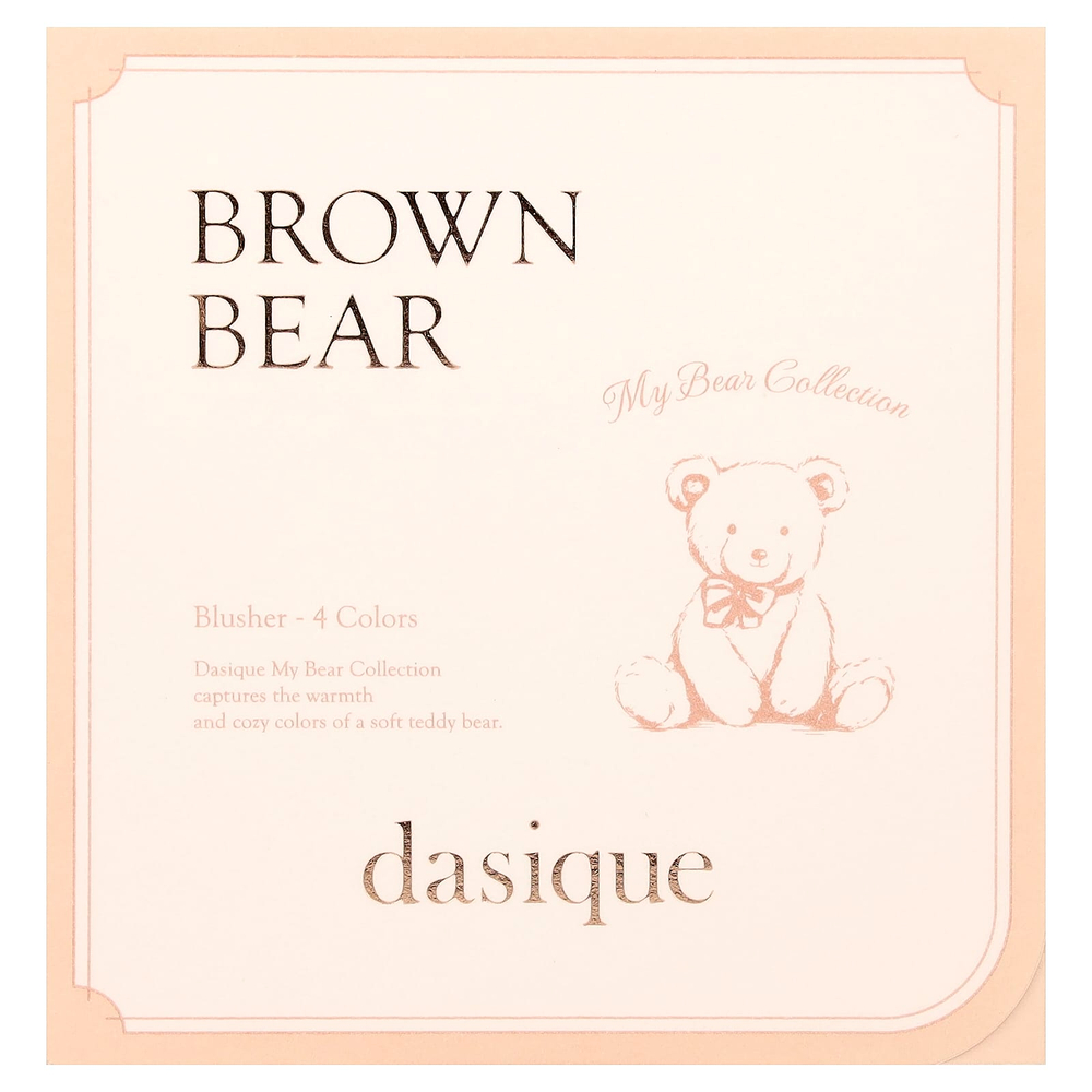 Dasique, My Bear Collection, растушевка для настроения, оттенок 16, бурый медведь, 8,8 г (0,31 унции)