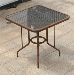 Стол квадратный из искусственного ротанга 80х80 БАМБУК «BAMBOO» арт.2011