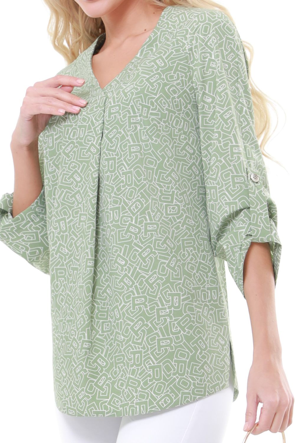 Блузка летняя с принтом DStrend (Акция)