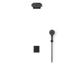 Душевой комплект Vincea Inspire VSFW-3I21T1MB встраиваемый, термостатический, 2 режима, черный