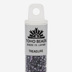 Японский бисер TOHO Treasure (№90), металлизированный, непрозрачный глянцевый