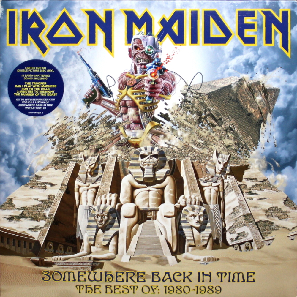 Iron Maiden / Somewhere Back In Time - The Best Of: 1980-1989 (Picture Disc)(2LP)