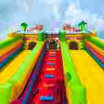 Коммерческий надувной батут «Тигриная страна 3», 10*6*5,5 м