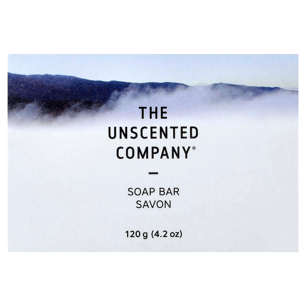 The Unscented Company, Мыло, без отдушек, 120 г (4,2 унции)