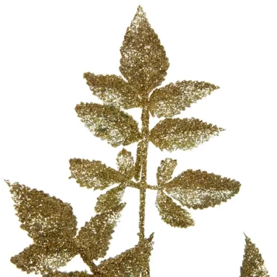 Ветка декоративная «Изысканный блеск» 62 см, Золото