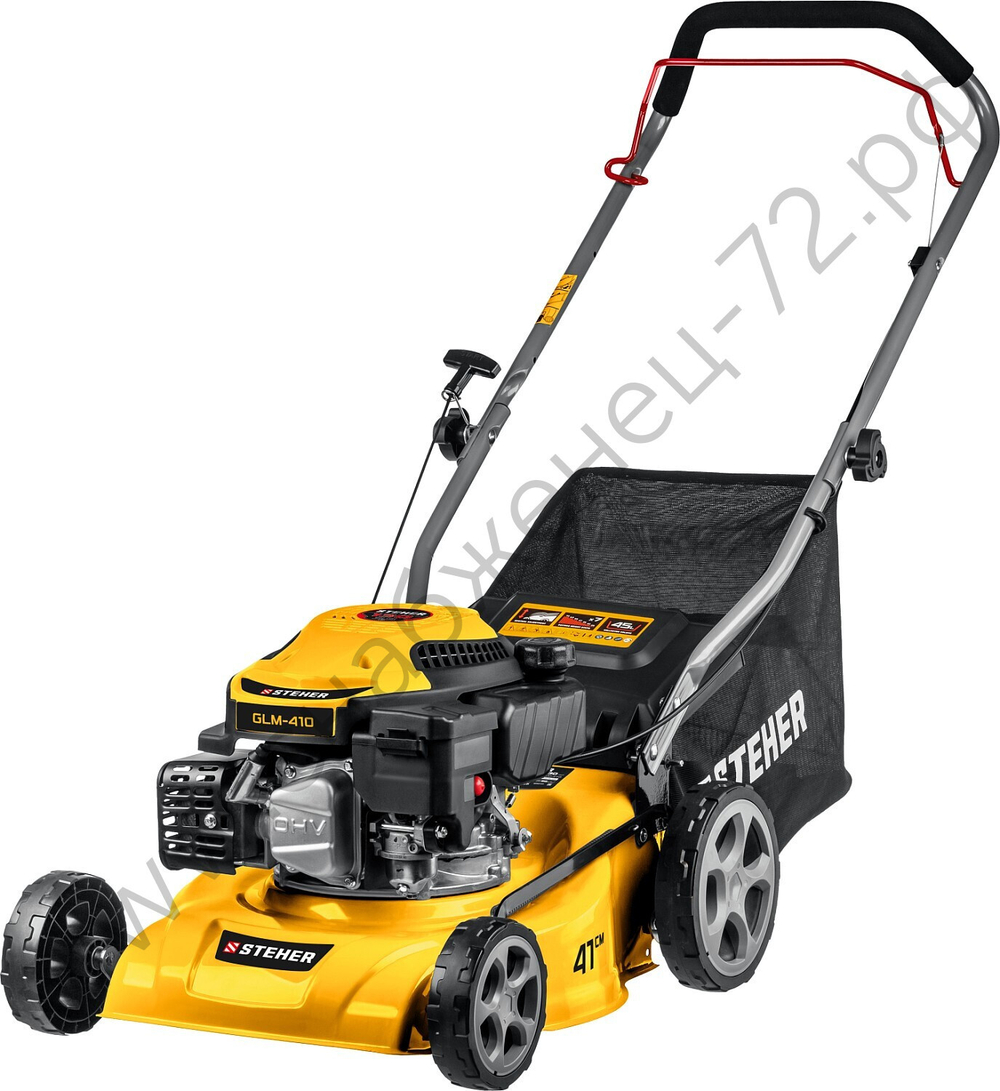 STEHER 410 мм, 3.5 л.с., бензиновая газонокосилка (GLM-410)