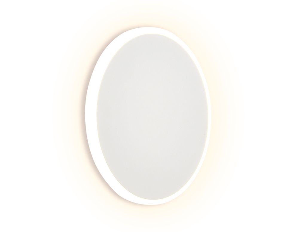 Настенный светодиодный светильник FW103 WH/S белый/песок LED 3000K 8W D140*40