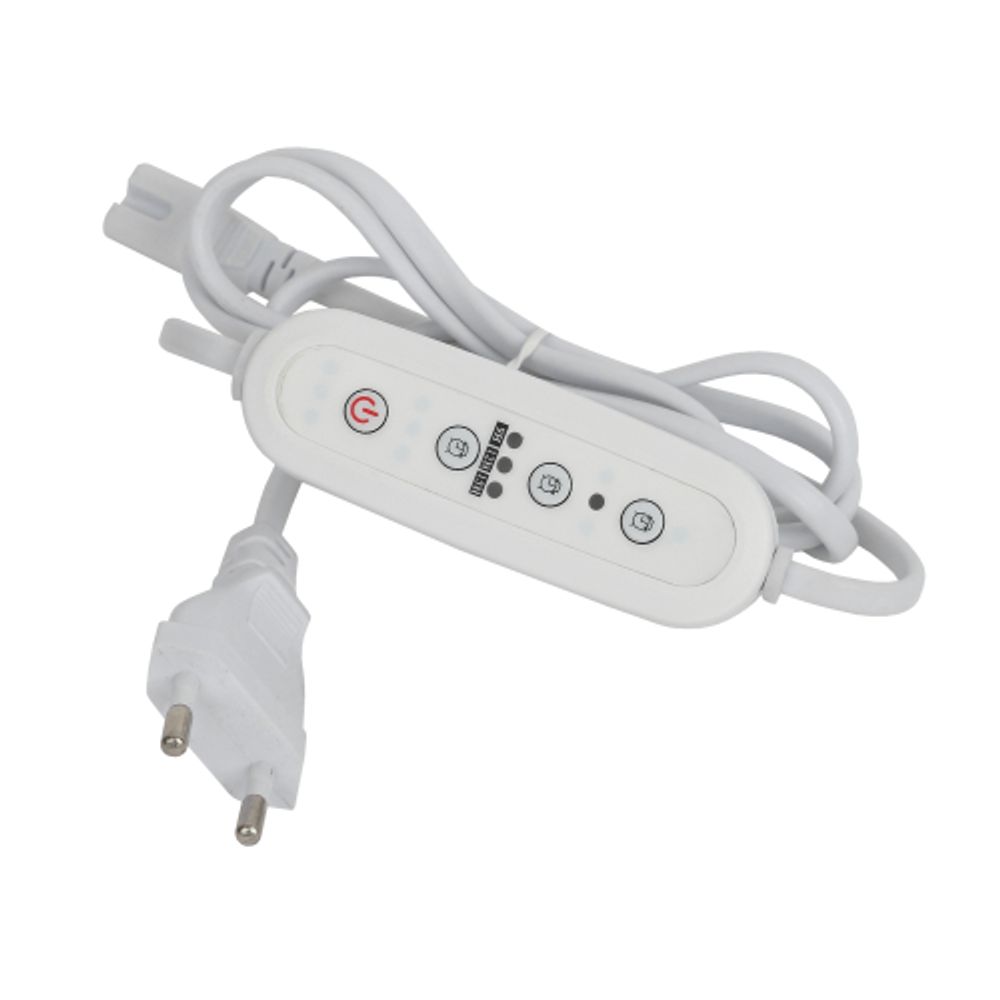 Таймер для светильника ЭРА FITO-LINETIME-3 pin (9/12/15 H)-GR с проводом 1,5 м | Аксессуары для фито светильников