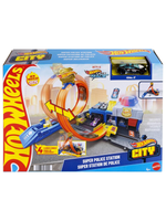 Гараж Хот виллс City Суперполицейский участок с пусковой установкой JBM71 | Hot Wheels City Super Police Station  4+