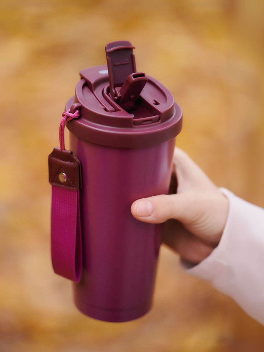 714 Термокружка с двойной питьевой системой