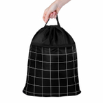 Мешок для обуви BRAUBERG большой с ручкой карман на молнии сетка 49х41 см "Checkered" (2 штуки в упаковке)