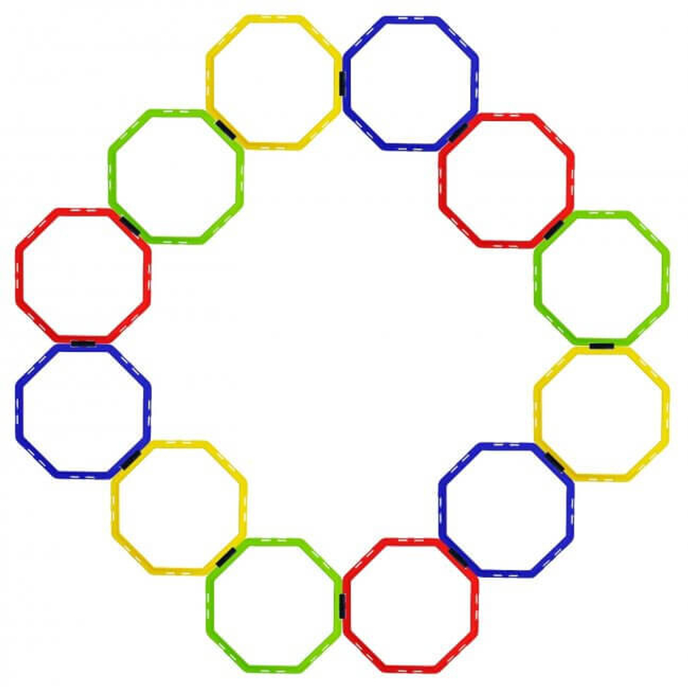 Лестница тенниснаяPro's Pro Octa Agility Grid 12 pcs - разноцветный