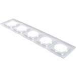 Рамка 5-я NILSON Touran белый 24110095